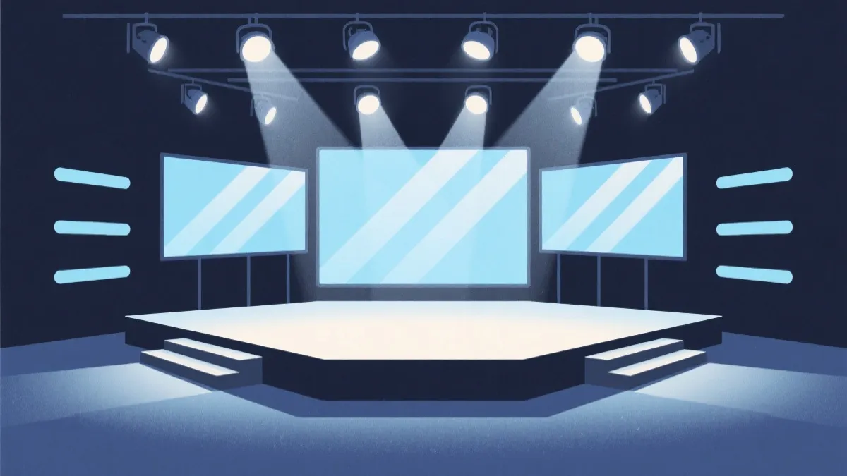 开奖直播展示区示意图