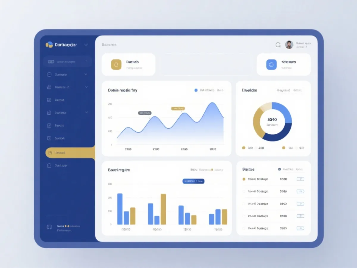 平台数据展示示意图